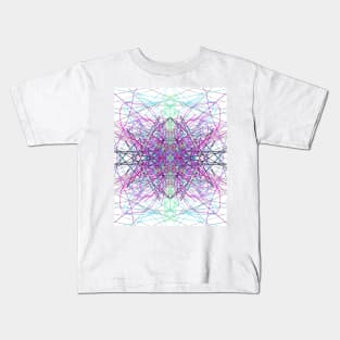 Mandala Geometric line art pattern Kids T-Shirt